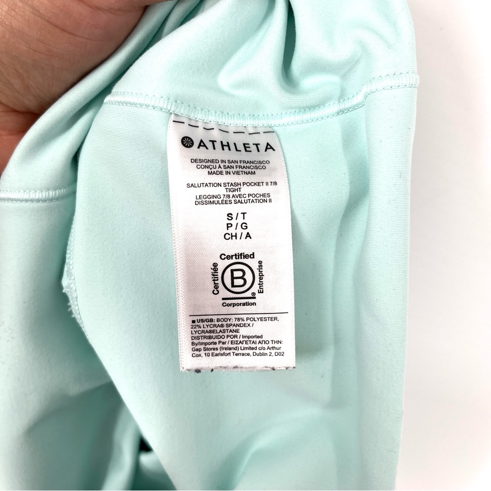 Athleta Salutation Stash Pocket II 7/8 Tight Size S Tall - Picture 11 of 11